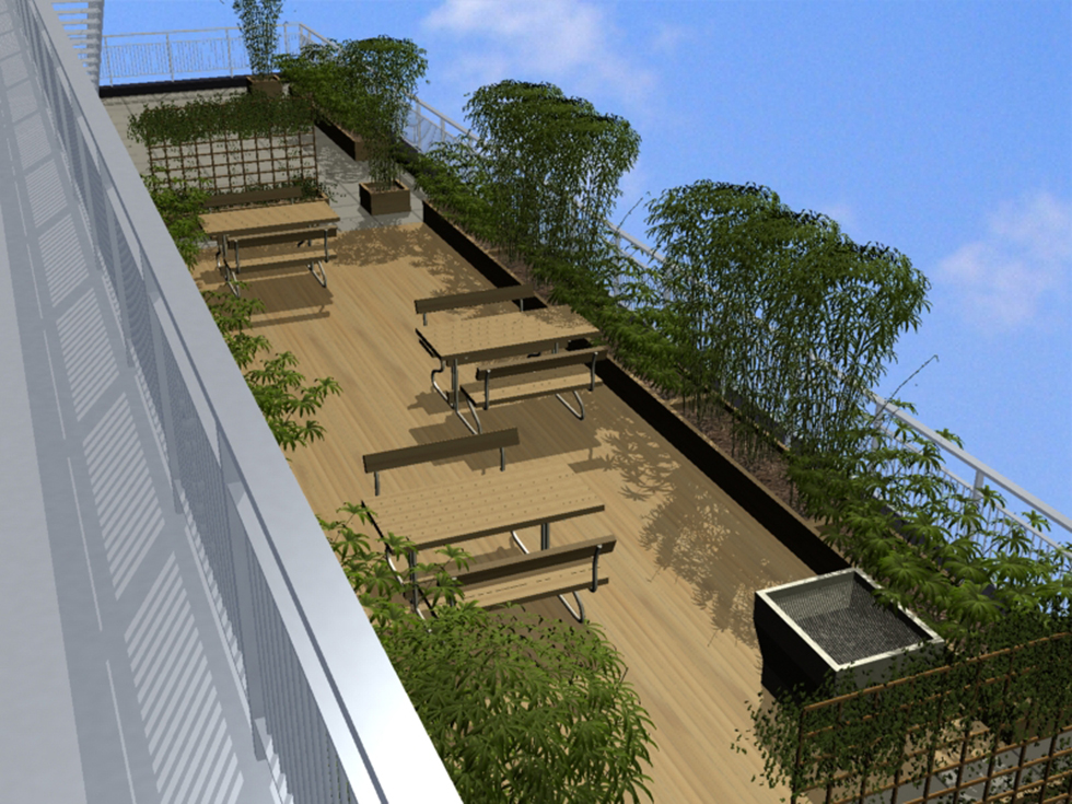 visualisering tagterasse